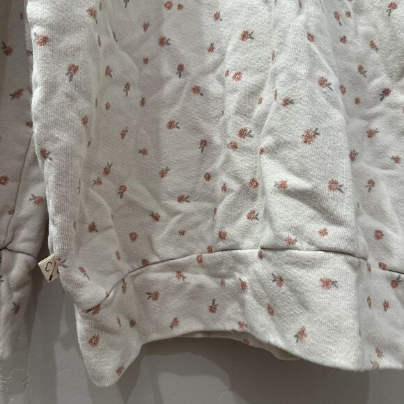 Childhoods Cream Floral Hoodie Sweatshirt - Picture 3 of 8